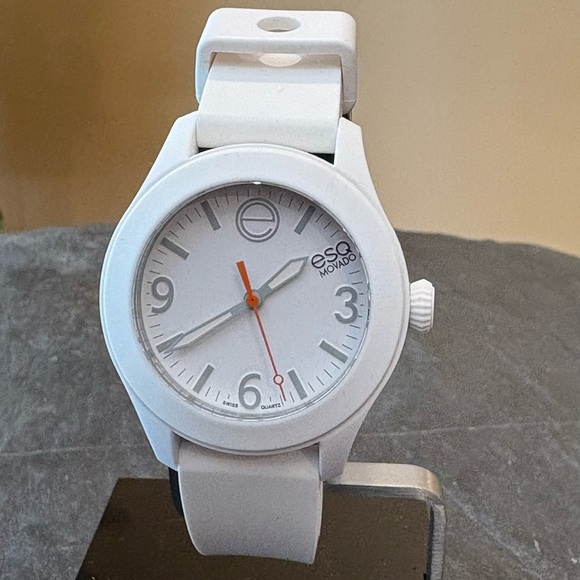 ESQ Movado White Dial Silicone Watch - Picture 1 of 16